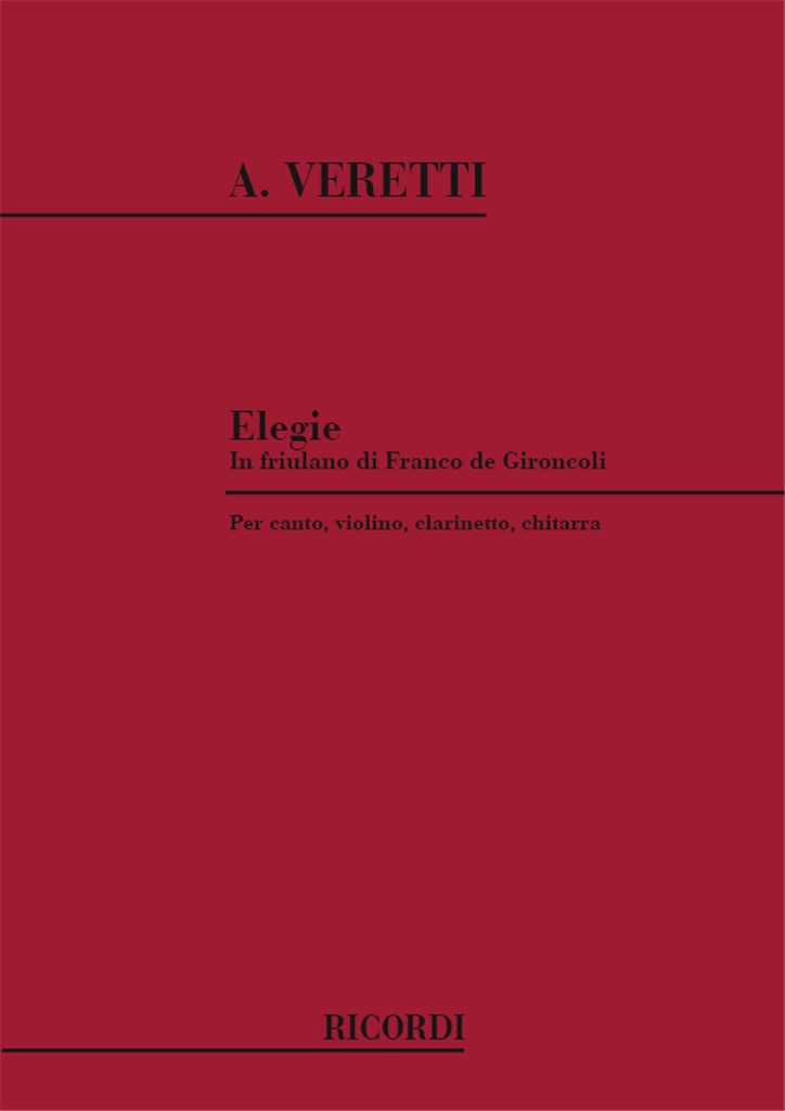 Elegie In Friulano